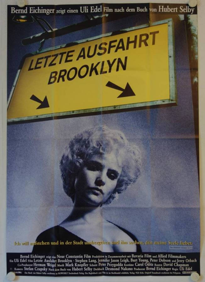 Letzte Ausfahrt Brooklyn originales deutsches A0-Filmplakat